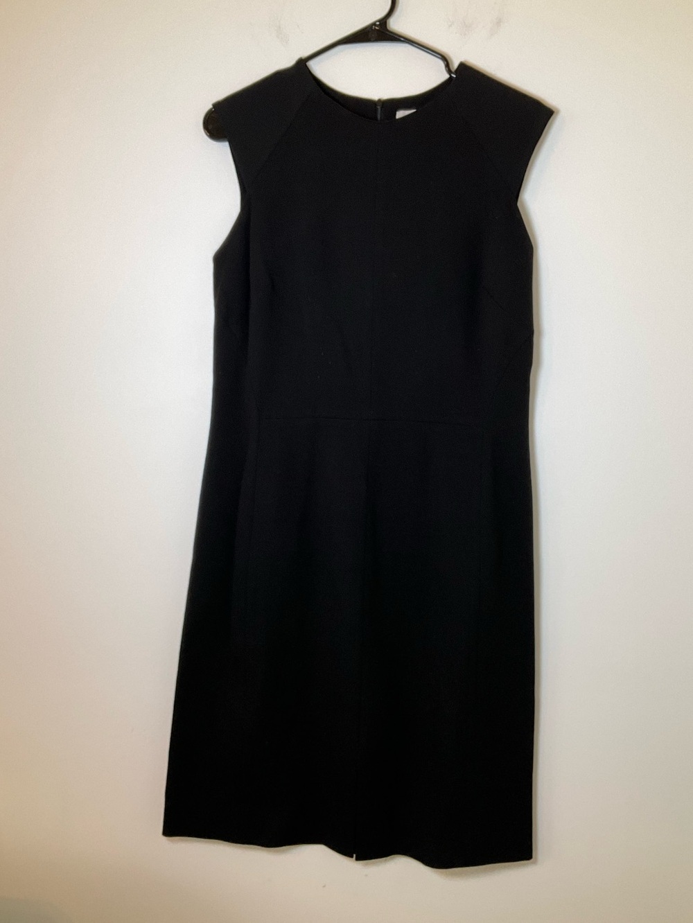 MM Lafleur Black Sleeveless Sheath Dress Career Office Size 4
